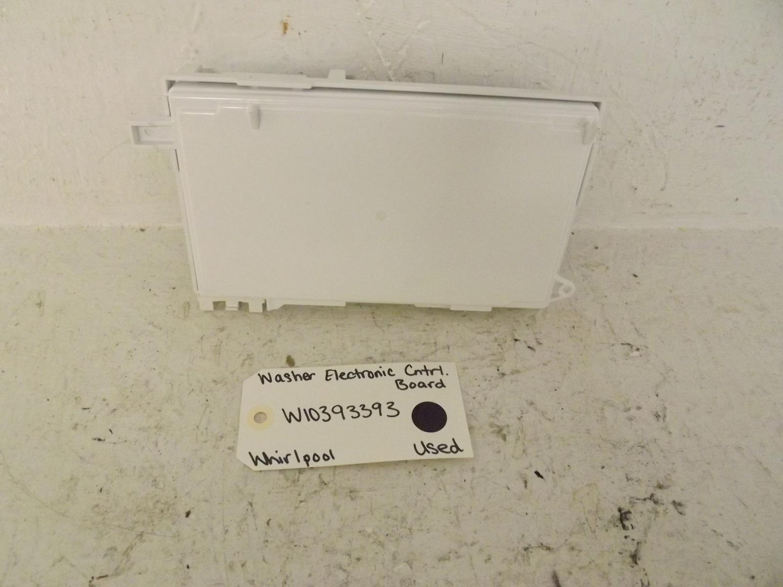 Whirlpool Washer W10393393 Electronic Control Board Used Whirlpool Washer W10393393 Electronic Control Board Used